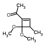CAS#: 155504-23-7， 1-(4,4-Dimethoxy-3-Methyl-1-Cyclobuten-1-Yl)Ethanone
