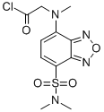 结构式 CAS# 156153-43-4, 2-[[7-(二甲基氨基磺酰基)-2,1,3-苯并恶二唑-4-基]-甲基氨基]乙酰氯