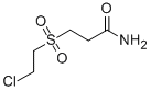 结构式 CAS# 1562-40-9, 3-[(2-氯乙基)磺酰基]丙酰胺