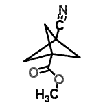 structure of CAS# 156329-62-3, Methyl 3-Cyanobicyclo[1.1.1]Pentane-1-Carboxylate;methyl 3-cyanobicyclo[1.1.1]pentane-1-carboxylate