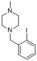 CAS#: 156333-97-0， 1-[(2-Iodophenyl)Methyl]-4-Methyl-Piperazine