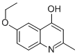 structure of CAS# 15644-91-4, 6-Ethoxy-2-Methyl-4-Quinolinol;6-Ethoxy-2-Methyl-4-Quinolone;Oprea1_388796;Smr000091941