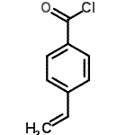 结构式 CAS# 1565-41-9, 4-乙烯基苯甲酰氯