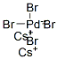 CAS#: 15654-54-3， Dicesium Tetrabromopalladate