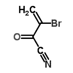 CAS#: 157196-76-4， 3-Bromo-2-Oxo-3-Butenenitrile