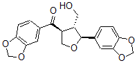 CAS#: 157207-93-7， 1,3-Benzodioxol-5-Yl-[(3S,4R,5S)-5-(1,3-Benzodioxol-5-Yl)-4-(Hydroxymethyl)Oxolan-3-Yl]Methanone