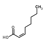 CAS#: 1577-96-4， (2Z)-2-Octenoic Acid