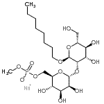 CAS#: 157758-70-8， Sodium octyl 2-O-[6-O-(methoxyphosphinato)-alpha-D-mannopyranosyl]-alpha-D-mannopyranoside