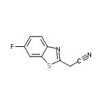 CAS#: 157764-07-3， (6-Fluoro-1,3-Benzothiazol-2-Yl)Acetonitrile