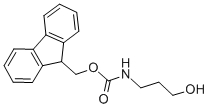 结构式 CAS# 157887-82-6, N-(3-羟基丙基)-氨基甲酸 9H-芴-9-基甲基酯