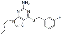 CAS#: 1581-22-2， 9-Butyl-6-[(3-Fluorophenyl)Methylsulfanyl]Purin-2-Amine