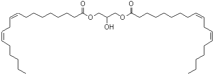 CAS#: 15818-46-9， 2-Hydroxy-1,3-propanediyl (9Z,12Z,9'Z,12'Z)bis(-9,12-octadecadienoate)