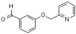 structure of CAS# 158257-82-0, 3-(2-Pyridinylmethoxy)Benzaldehyde;3-(2-pyridinylmethoxy)benzaldehyde;3-(2-pyridylmethoxy)benzaldehyde;3-(Pyridin-2-ylmethoxy)-benzaldehyde