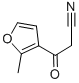 结构式 CAS# 158386-97-1, 2-甲基-B-氧代-3-呋喃丙腈