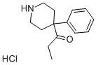 structure of CAS# 15847-64-0, 1-(4-Phenyl-4-Piperidyl)Propan-1-One Hydrochloride;1-(4-Phenyl-4-Piperidyl)Propan-1-One Chloride;1-(4-Phenyl-4-Piperidinyl)Propan-1-One Chloride;Nsc57802