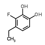 CAS#: 158641-49-7， 4-Ethyl-3-Fluoro-1,2-Benzenediol