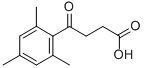 structure of CAS# 15880-01-0, 4-(2,4,6-Trimethylphenyl)-4-Oxobutyric Acid;4-Keto-4-(2,4,6-Trimethylphenyl)Butyric Acid;Nsc404302;St5452125