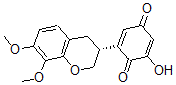 CAS#: 158991-20-9， 2-[(3R)-7,8-Dimethoxychroman-3-Yl]-6-Hydroxycyclohexa-2,5-Diene-1,4-Dione