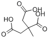 structure of CAS# 1590-02-9, 2-Methyl-1,2,3-Propanetricarboxylicacid;2-Methyl-1,2,3-Propanetricarboxylic Acid;Ncgc00013768;Nsc-66538