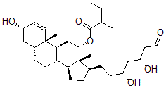 CAS#: 159014-70-7， [(3S,5R,8R,9S,10R,12S,13R,14S,17R)-17-[(3R,5R)-3,5-Dihydroxy-7-Oxoheptyl]-3-Hydroxy-10,13-Dimethyl-4,5,6,7,8,9,11,12,14,15,16,17-Dodecahydro-3H-Cyclopenta[a]Phenanthren-12-Yl] 2-Methylbutanoate