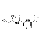 CAS#: 159174-18-2， N-(2-Fluoropropanoyl)-L-Alanyl-L-Alanine