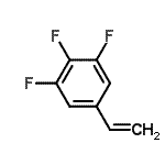结构式 CAS# 159294-99-2, 1,2,3-三氟-5-乙烯基苯