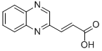 structure of CAS# 1593-24-4, 3-Quinoxalin-2-Yl-Acrylic Acid;(E)-3-(2-Quinoxalinyl)Prop-2-Enoate;(E)-3-Quinoxalin-2-Ylacrylate;Zinc01605917