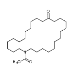 CAS 登录号：15939-31-8， 1-乙酰基氮杂环二十六烷-14-酮