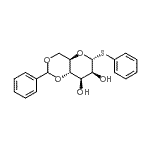CAS#: 159407-19-9， (4aR,6R,7S,8R,8aS)-2-Phenyl-6-Phenylsulfanyl-4,4A,6,7,8,8A-Hexahydropyrano[3,2-d][1,3]Dioxine-7,8-Diol