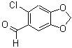 structure of CAS# 15952-61-1, 6-Chloro-1,3-Benzodioxole-5-Carboxaldehyde;6-Chloro-1,3-Benzodioxole-5-Carboxaldehyde;6-Chloro-3,4-Methylene Dioxy Benzaldehyde;6-Chloropiperonal