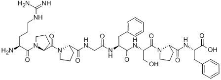 CAS#: 15958-92-6， 1-8-Bradykinin