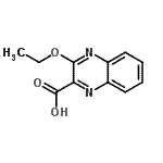 结构式 CAS# 159782-18-0, 3-乙氧基-2-喹喔啉羧酸