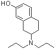 structure of CAS# 159795-63-8, 7-(Dipropylamino)-5,6,7,8-Tetrahydro-2-Naphthalenol;(+)-7-(Di<wbr>propylami<wbr>no)-5,6,7<wbr>,8-tetrah<wbr>ydronapht<wbr>halen-2-o<wbr>l hydrobr<wbr>omide;(R,S) 7-Dipropylamino-5,6,7,8-tetrahydro-naphthalen-2-ol;7-(Dipropylamino)-5,6,7,8-tetrahydro-2-naphthalenol