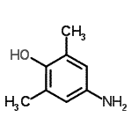 结构式 CAS# 15980-22-0, 4-氨基-2,6-二甲基苯酚