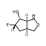 CAS#: 160189-50-4， (3aS,5S,6R,6aS)-5-Fluorohexahydro-1H-Cyclopenta[c][1,2]Oxazol-6-Ol