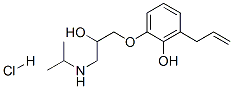 CAS#: 16079-18-8， 6-Allyl-2-[2-Hydroxy-3-[(1-Methylethyl)Amino]Propoxy]Phenol Hydrochloride