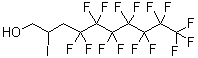 structure of CAS# 16083-64-0, 4,4,5,5,6,6,7,7,8,8,9,9,10,10,10-Pentadecafluoro-2-Iodo-1-Decanol;2-Amino-4-(trifluoromethyl)pyrimidine;2-Iodo-1H,1H,2H,3H,3H-perfluorodecan-1-ol;2-Iodo-1H,1H,2H,3H,3H-perfluorodecan-1-ol 97%