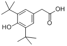 structure of CAS# 1611-03-6, 3,5-Bis(1,1-Dimethylethyl)-4-Hydroxy-Benzeneacetic Acid;2-(3,5-Ditert-Butyl-4-Hydroxy-Phenyl)Acetate;2-(3,5-Ditert-Butyl-4-Hydroxy-Phenyl)Ethanoate;Zinc00157750