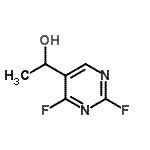 CAS#: 161123-97-3， 1-(2,4-Difluoro-5-Pyrimidinyl)Ethanol