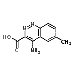 CAS#: 161373-38-2， 4-Amino-6-Methyl-3-Cinnolinecarboxylic Acid