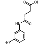 CAS#: 16141-43-8， 4-[(3-Hydroxyphenyl)Amino]-4-Oxobutanoic Acid