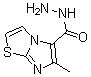 structure of CAS# 161563-79-7, 6-Methyl-Imidazo[2,1-b]Thiazole-5-carboxylic Acid Hydrazide;6-METHYLIMIDAZO[2,1-B][1,3]THIAZOLE-5-CARBOHYDRAZIDE;6-Methylimidazo[2,1-B]Thiazole-5-Carbohydrazide