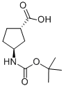 structure of CAS# 161601-29-2, (1S,3S)-3-[(2-Methylpropan-2-Yl)Oxycarbonylamino]Cyclopentane-1-Carboxylate;(1S,3S)-3-(Tert-Butoxycarbonylamino)Cyclopentane-1-Carboxylate;(1S,3S)-3-[(Tert-Butoxy-Oxomethyl)Amino]-1-Cyclopentanecarboxylate;Zinc01433118