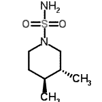 CAS#: 16168-30-2， (3R,4S)-3,4-Dimethyl-1-Piperidinesulfonamide