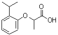结构式 CAS# 161790-37-0, 2-(2-异丙基苯氧基)丙酸