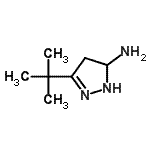 CAS 登录号：162208-35-7， 3-(2-甲基-2-丙基)-4,5-二氢-1H-吡唑-5-胺