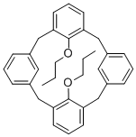 structure of CAS# 162301-48-6, 25,27-Dipropoxycalix[4]arene