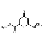 CAS#: 16238-41-8， Methyl 2-(Methylamino)-4-Oxo-5,6-Dihydro-4H-1,3-Thiazine-6-Carboxylate