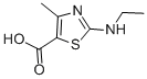 structure of CAS# 162651-09-4, 2-Ethylamino-4-methyl-thiazole-5-carboxylic acid