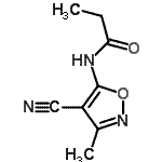 CAS#: 162702-89-8， N-(4-Cyano-3-Methyl-1,2-Oxazol-5-Yl)Propanamide
